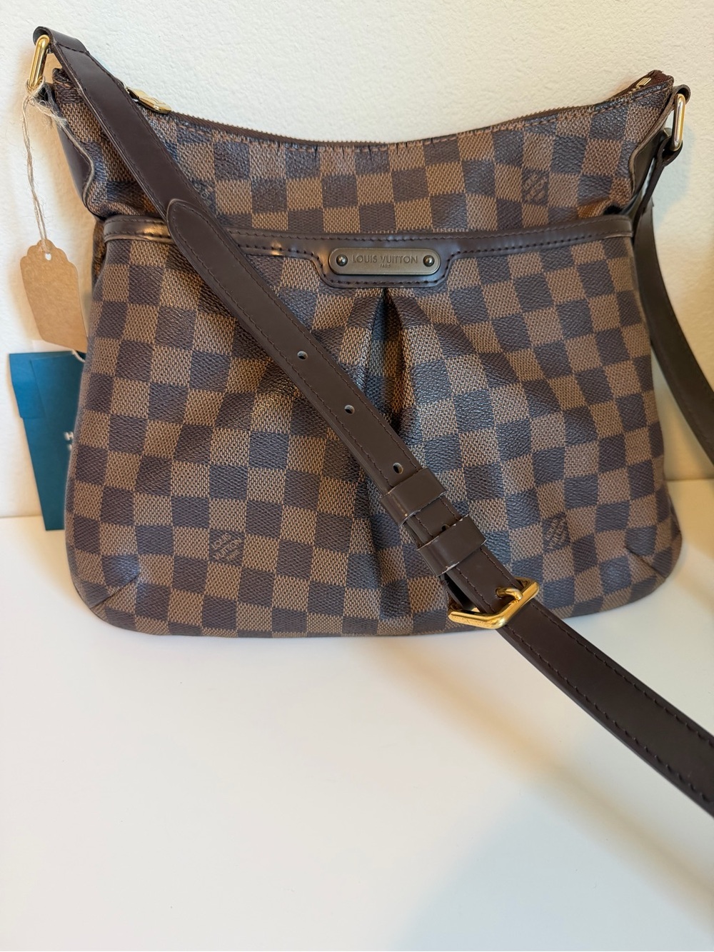 Authentic Louis Vuitton Bloomsbury PM in Damier Ebene